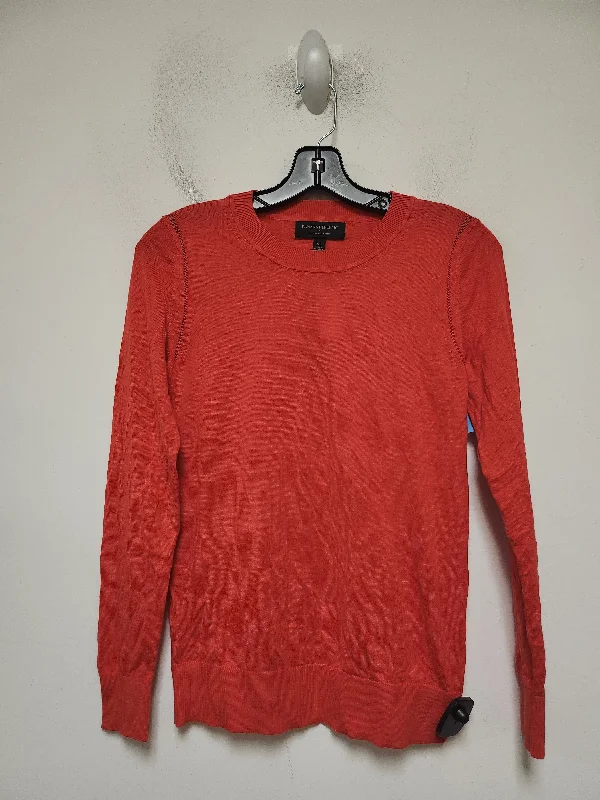 Top Long Sleeve By Banana Republic In Red, Size: Xs