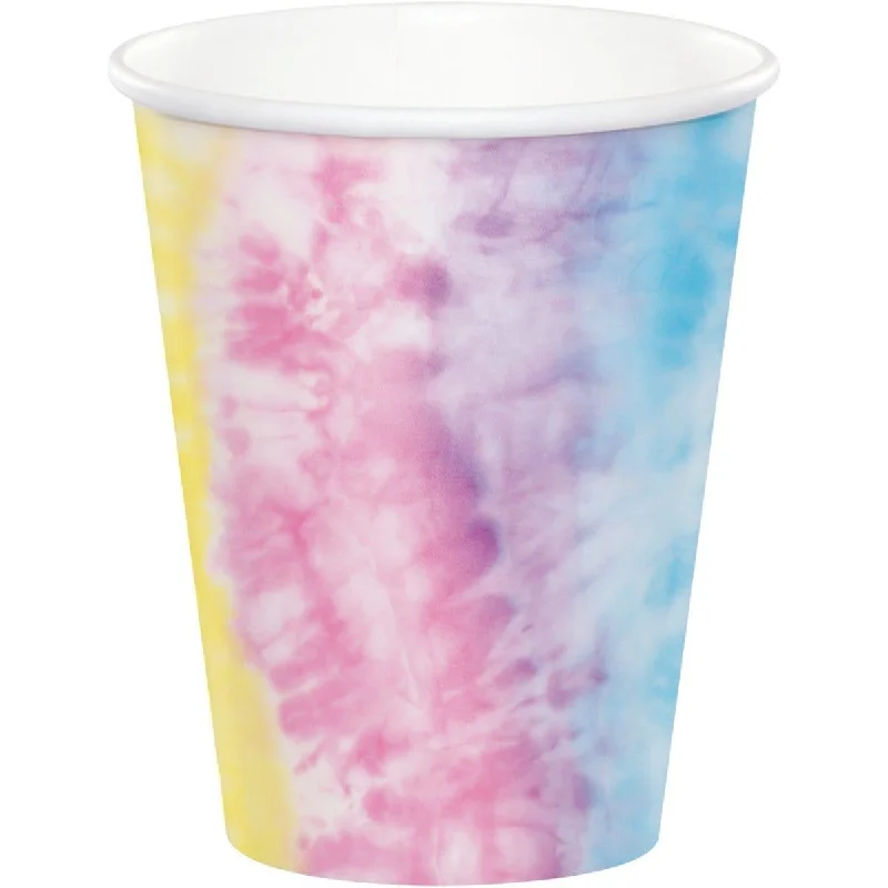 Tie Dye Party Cups, 9 oz., 8 Count