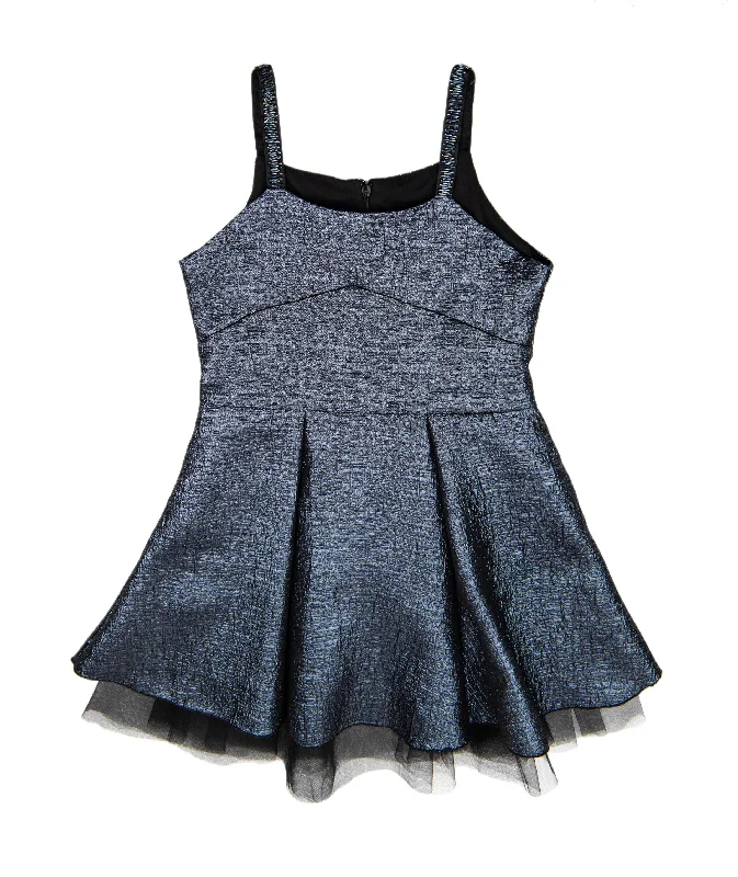 Zoe Ltd. Girls Henley Slate Party Dress