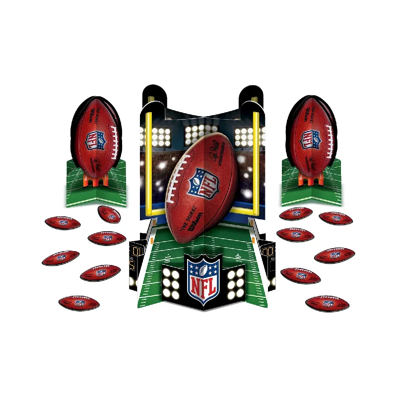 NFL Super Bowl Party Table Decorating Kit, 6 Count