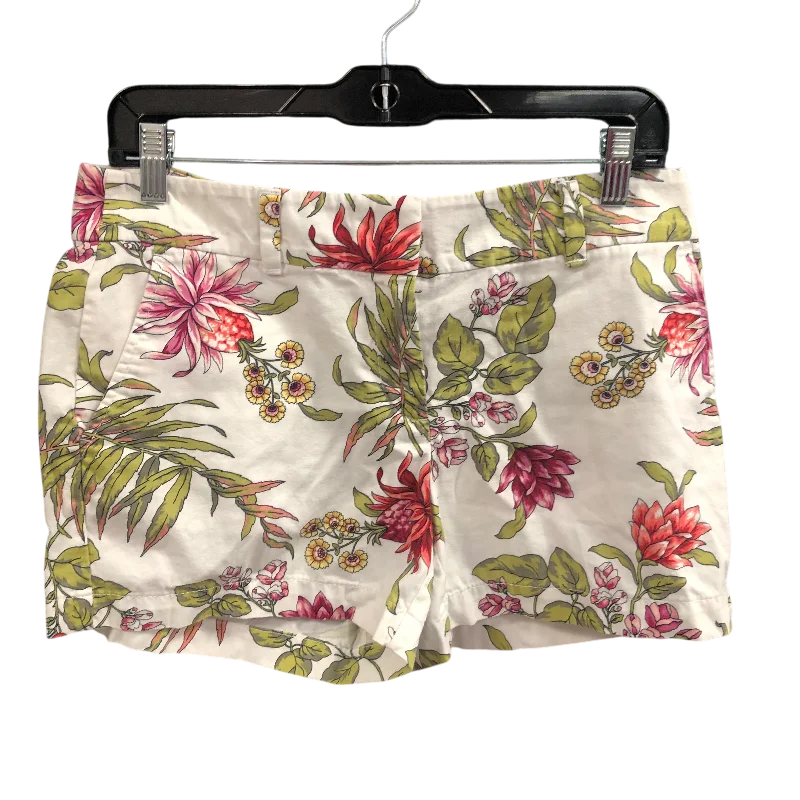 Shorts By Loft In Floral Print, Size: 4